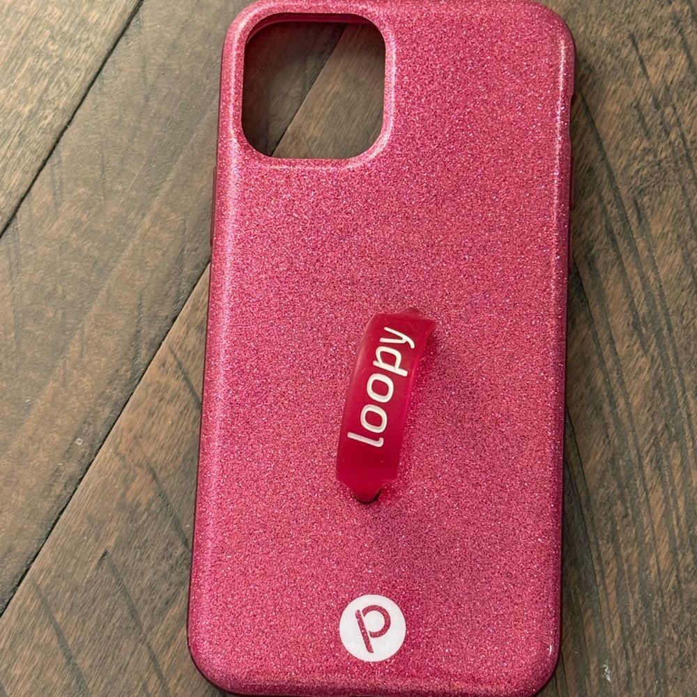 Loopy Case Pink Glitter iPhone 11 Pro Case